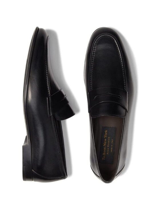 New! To Boot New York Portofino Penny Loafer Black Leather Size 8 MSRP $395 main image 6